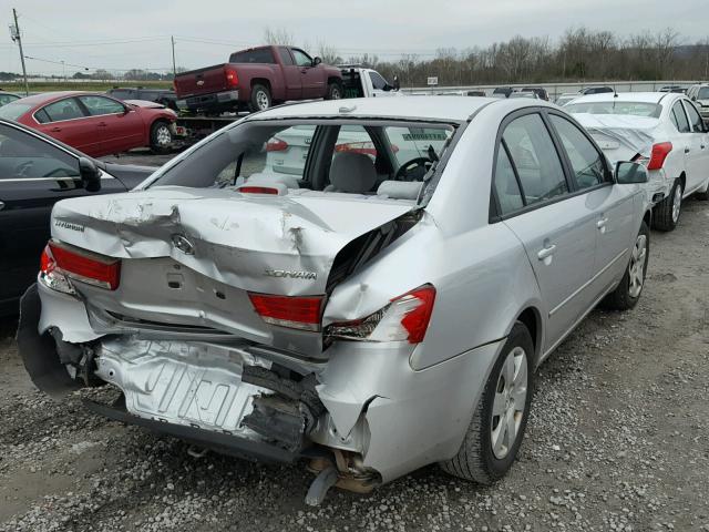 5NPET46C07H255685 - 2007 HYUNDAI SONATA GLS SILVER photo 4