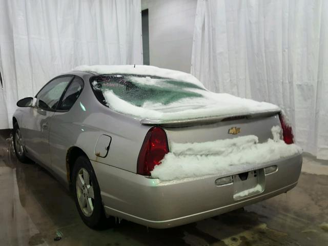 2G1WM15K769361778 - 2006 CHEVROLET MONTE CARL 灰色 照片 3