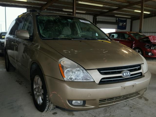 KNDMB233766075362 - 2006 KIA SEDONA EX GOLD photo 1