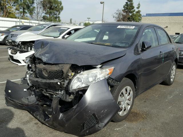 JTDBU4EE3AJ065428 - 2010 TOYOTA COROLLA BA GRAY photo 2