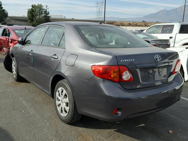 JTDBU4EE3AJ065428 - 2010 TOYOTA COROLLA BA GRAY photo 3