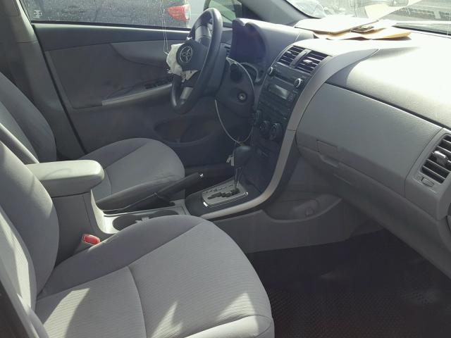 JTDBU4EE3AJ065428 - 2010 TOYOTA COROLLA BA GRAY photo 5