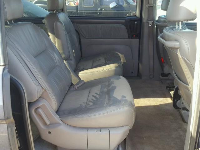 5FNRL18974B133336 - 2004 HONDA ODYSSEY EX BLUE photo 6