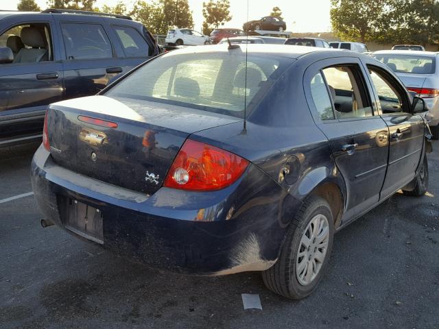 1G1AB5F51A7243283 - 2010 CHEVROLET COBALT LS BLUE photo 4