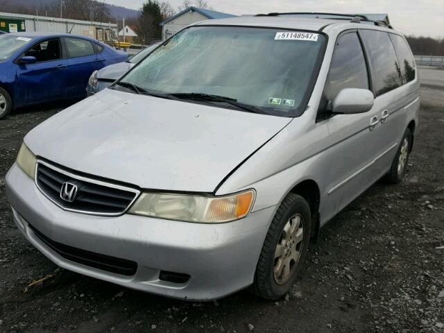 5FNRL18074B000352 - 2004 HONDA ODYSSEY EX GRAY photo 2