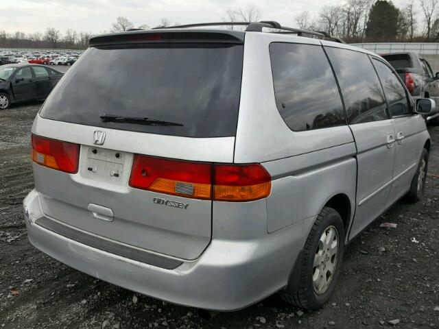 5FNRL18074B000352 - 2004 HONDA ODYSSEY EX GRAY photo 4