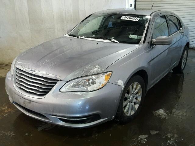 1C3CCBBB8DN699065 - 2013 CHRYSLER 200 TOURIN SILVER photo 2