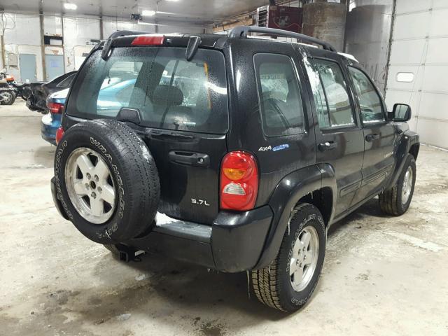 1J4GL58K62W246408 - 2002 JEEP LIBERTY LI BLACK photo 4