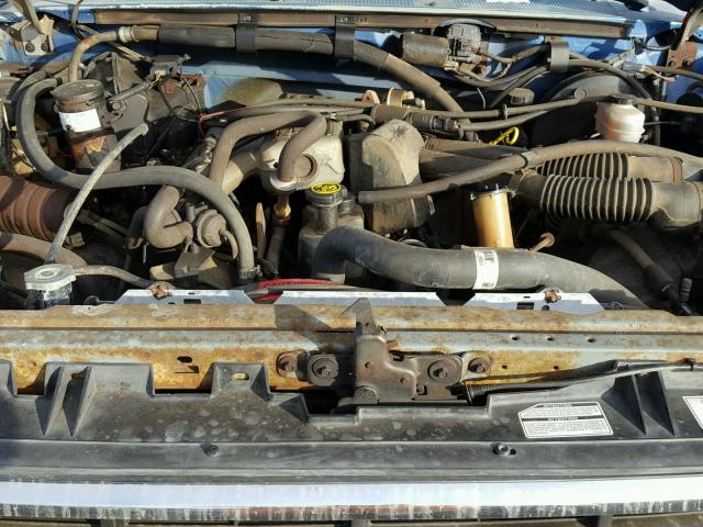 2FTEF15Y1LCA16343 - 1990 FORD F150 BLUE photo 7