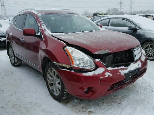 JN8AS5MVXBW251176 - 2011 NISSAN ROGUE S RED photo 1