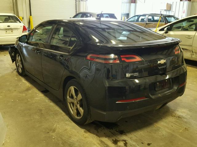 1G1RD6E49DU126021 - 2013 CHEVROLET VOLT BLACK photo 3