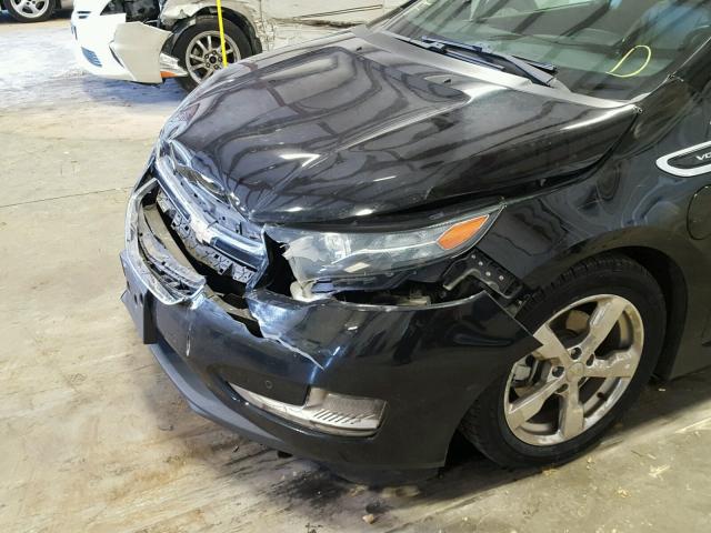 1G1RD6E49DU126021 - 2013 CHEVROLET VOLT BLACK photo 9