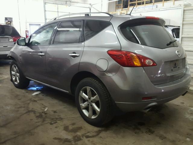 JN8AZ1MW0AW135724 - 2010 NISSAN MURANO S GRAY photo 3