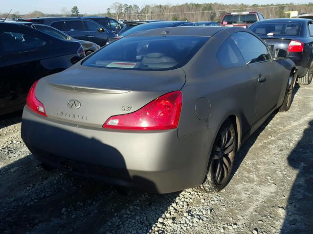 JNKCV64E88M104648 - 2008 INFINITI G37 BASE GRAY photo 4