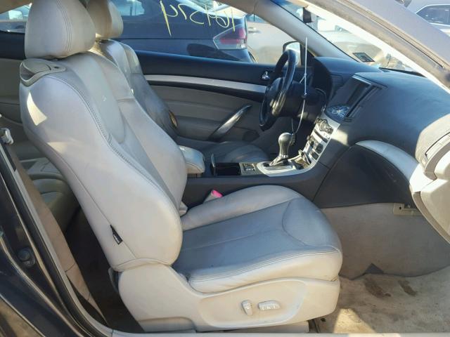 JNKCV64E88M104648 - 2008 INFINITI G37 BASE GRAY photo 5