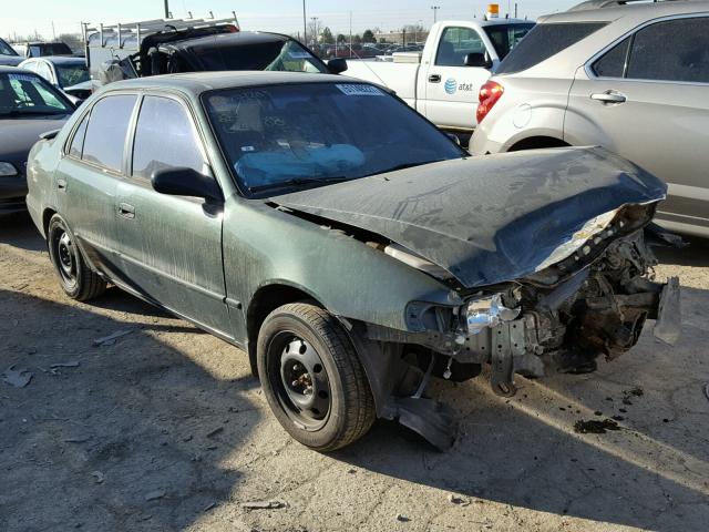 1NXBR12E32Z616408 - 2002 TOYOTA COROLLA CE GREEN photo 1