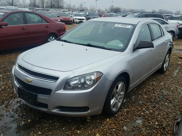 1G1ZB5E00CF213953 - 2012 CHEVROLET MALIBU LS SILVER photo 2