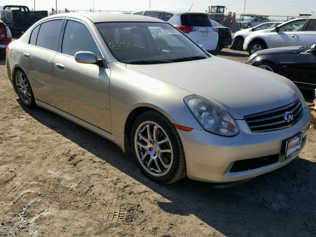 JNKCV51EX6M515013 - 2006 INFINITI G35 TAN photo 1