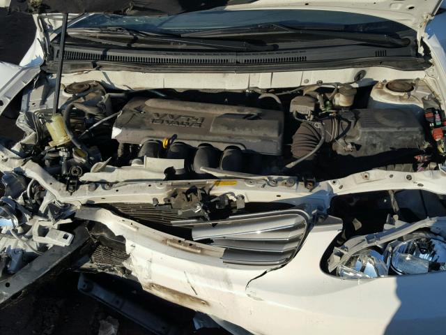 1NXBR38E64Z300636 - 2004 TOYOTA COROLLA WHITE photo 7