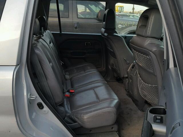 2HKYF18573H007798 - 2003 HONDA PILOT EXL SILVER photo 6