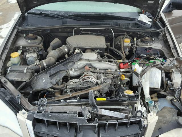 4S4BP60C087303540 - 2008 SUBARU OUTBACK GOLD photo 7