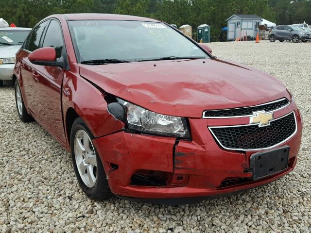 1G1PC5SB2E7315276 - 2014 CHEVROLET CRUZE LT MAROON photo 1