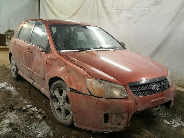 KNAFE161075002021 - 2007 KIA SPECTRA5 S ORANGE photo 1