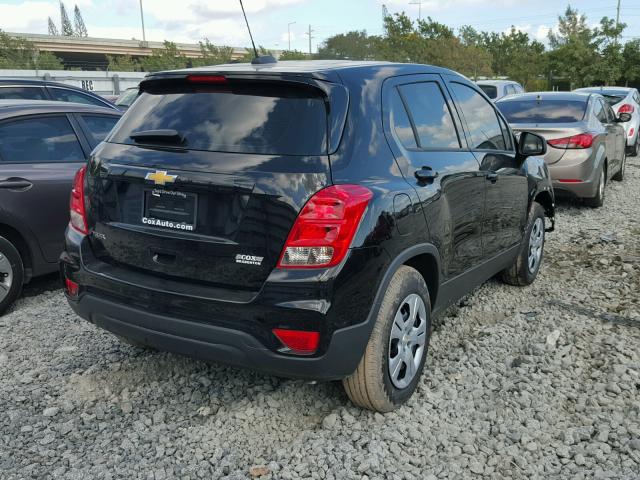 3GNCJKSB7HL271325 - 2017 CHEVROLET TRAX LS BLUE photo 4