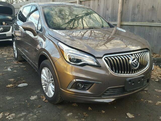 LRBFXASA4HD003262 - 2017 BUICK ENVISION P BROWN photo 1