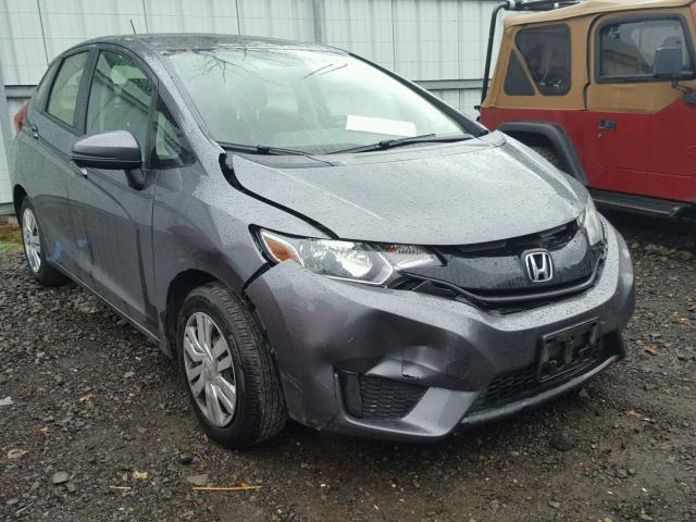 JHMGK5H57GS013167 - 2016 HONDA FIT LX GRAY photo 1