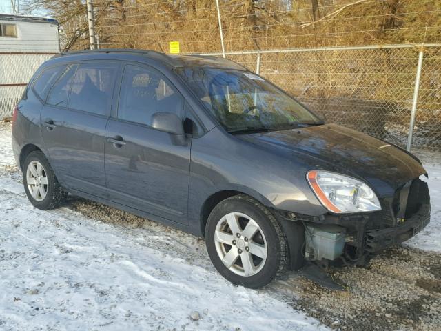 KNAFG526687197695 - 2008 KIA RONDO LX GRAY photo 1