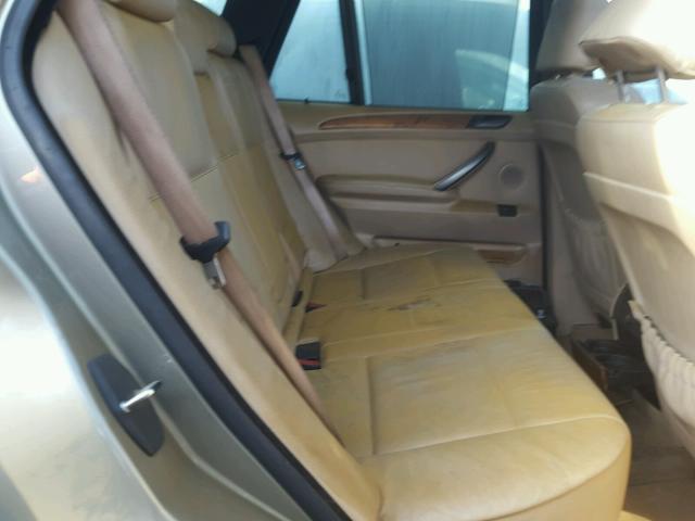 5UXFA13544LU29049 - 2004 BMW X5 3.0I TAN photo 6