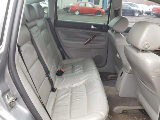 WVWRH63B04P104730 - 2004 VOLKSWAGEN PASSAT GLX GRAY photo 6
