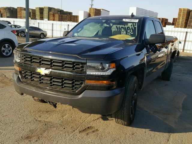 1GCRCNEH3HZ139332 - 2017 CHEVROLET SILVERADO BLACK photo 2