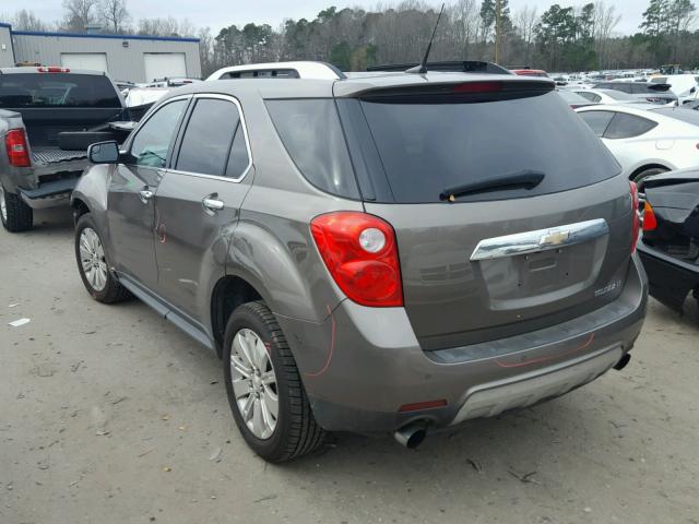 2CNFLPEY2A6334754 - 2010 CHEVROLET EQUINOX LT BROWN photo 3