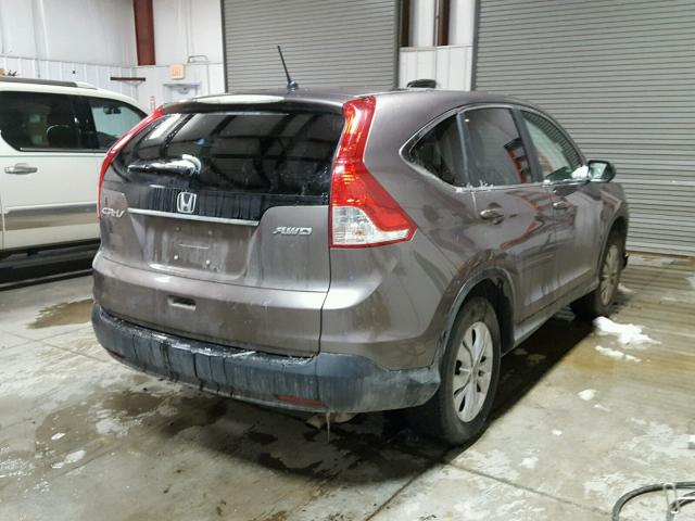 5J6RM4H58DL005335 - 2013 HONDA CR-V EX CHARCOAL photo 4