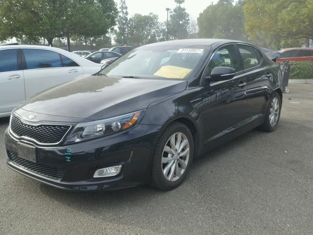 5XXGN4A71FG419629 - 2015 KIA OPTIMA EX BLACK photo 2
