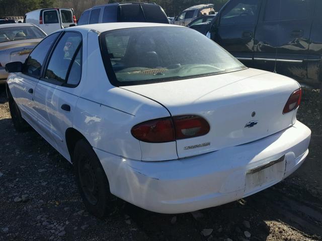 1G1JC5240Y7361152 - 2000 CHEVROLET CAVALIER WHITE photo 3