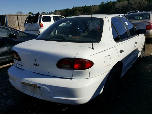 1G1JC5240Y7361152 - 2000 CHEVROLET CAVALIER WHITE photo 4