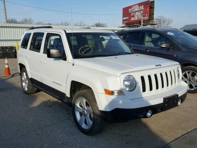 1C4NJRFB2ED665157 - 2014 JEEP PATRIOT LA WHITE photo 1