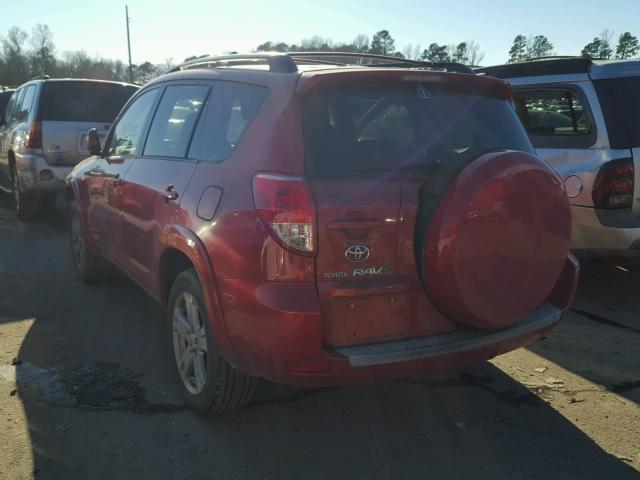 JTMZD32VX86073214 - 2008 TOYOTA RAV4 SPORT RED photo 3