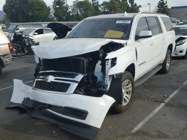 1GNSCGKC5HR165041 - 2017 CHEVROLET SUBURBAN C WHITE photo 2