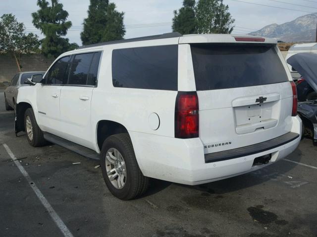 1GNSCGKC5HR165041 - 2017 CHEVROLET SUBURBAN C WHITE photo 3