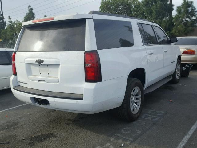 1GNSCGKC5HR165041 - 2017 CHEVROLET SUBURBAN C WHITE photo 4