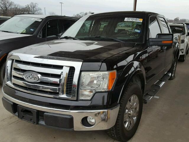 1FTRW12879FA64397 - 2009 FORD F150 SUPER BLACK photo 2