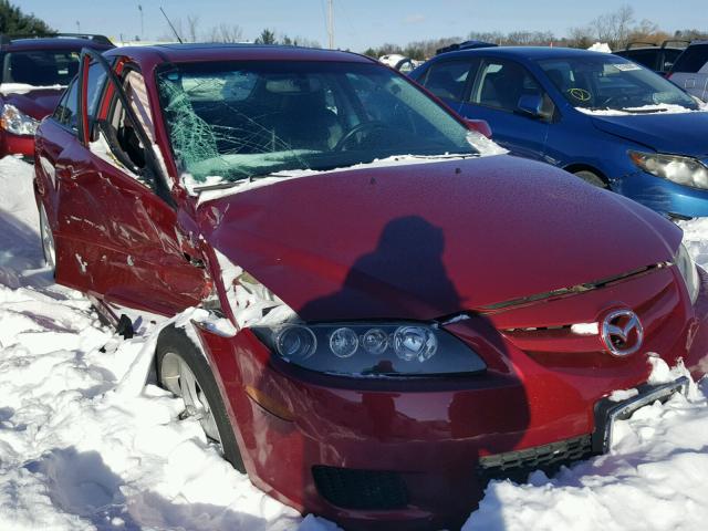 1YVHP80C375M27199 - 2007 MAZDA 6 I MAROON photo 1