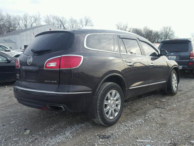 5GAKRBKD4EJ161173 - 2014 BUICK ENCLAVE შავი ფოტო 4
