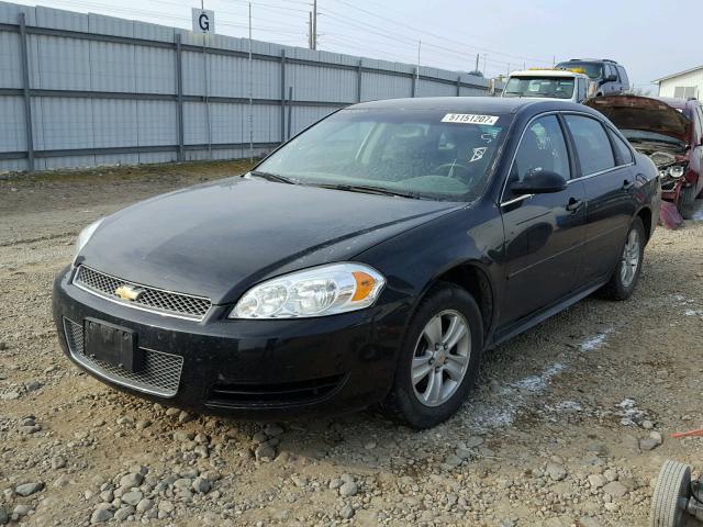 2G1WA5E34E1164735 - 2014 CHEVROLET IMPALA LIM BLACK photo 2