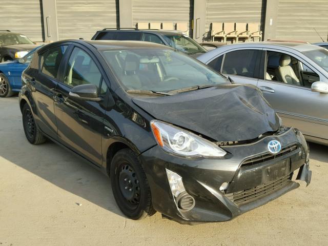 JTDKDTB37F1583255 - 2015 TOYOTA PRIUS C BLACK photo 1