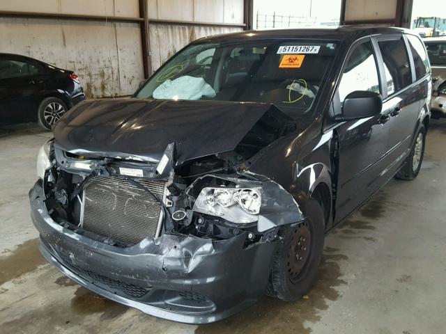 2C4RDGBGXCR203583 - 2012 DODGE GRAND CARA GRAY photo 2